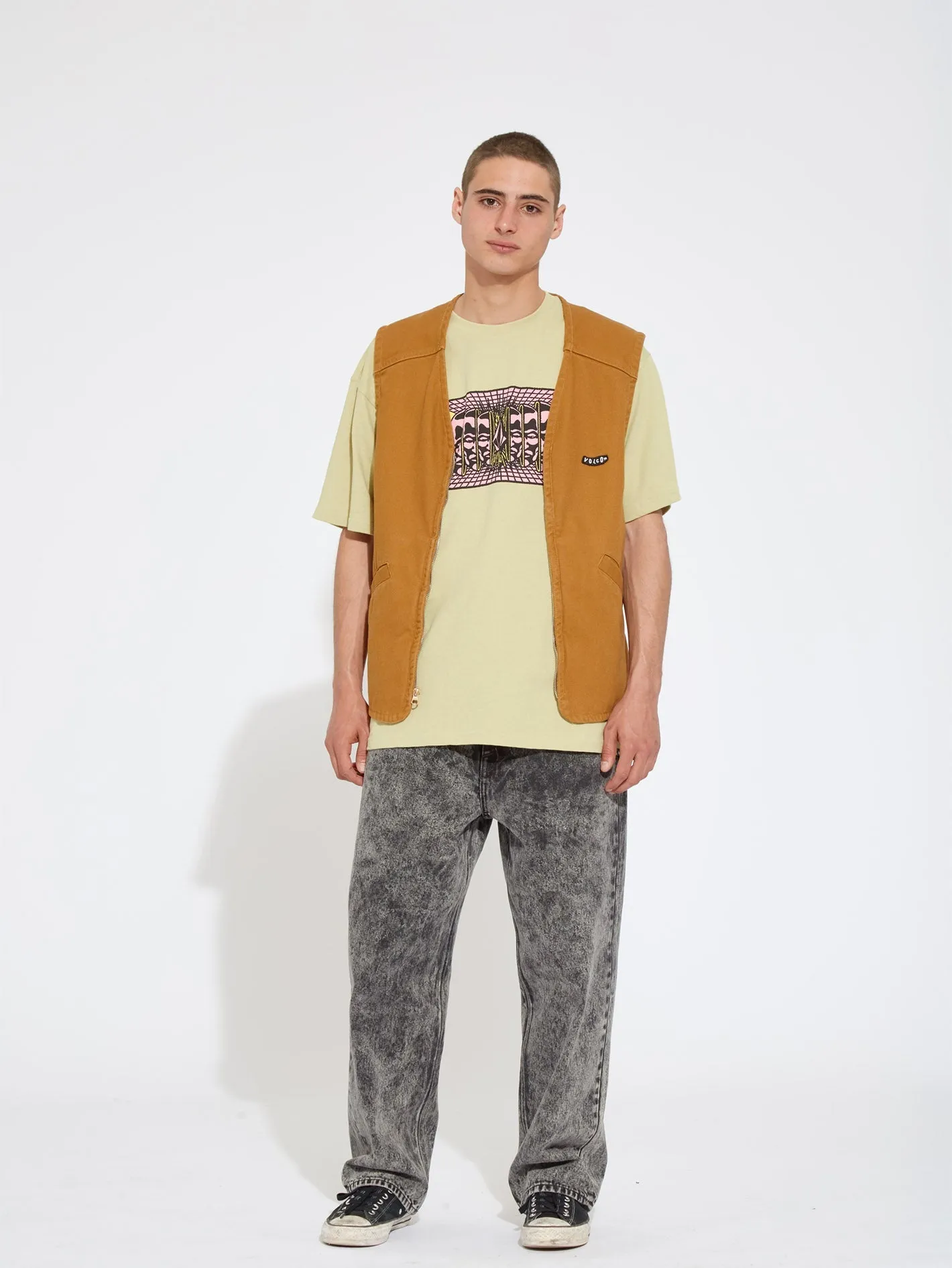 Mind Invasion T-shirt - LENTIL GREEN