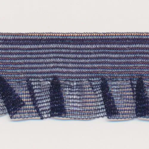 Mist Organdy Frill Stretch #86 Ink Blue