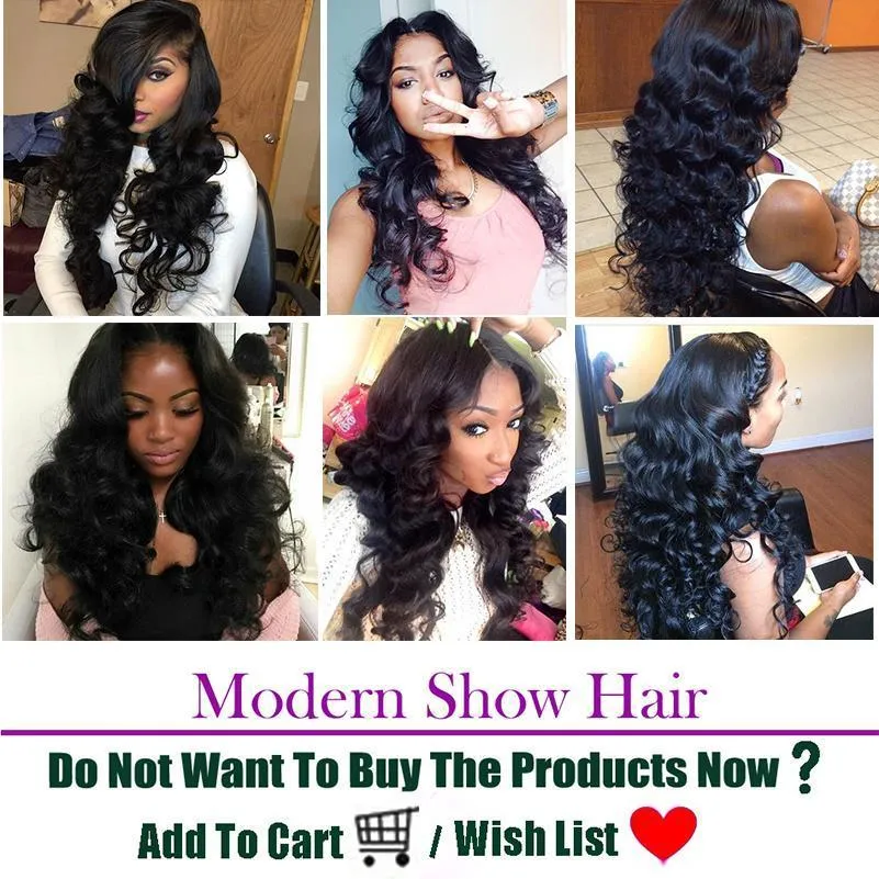 Modern Show 12A Mink Brazilian Loose Wave Natrural Black Virgin Hair 3 Bundles Unprocessed Remy Human Hair