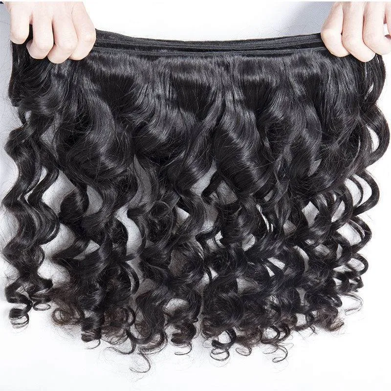 Modern Show 12A Mink Brazilian Loose Wave Natrural Black Virgin Hair 3 Bundles Unprocessed Remy Human Hair
