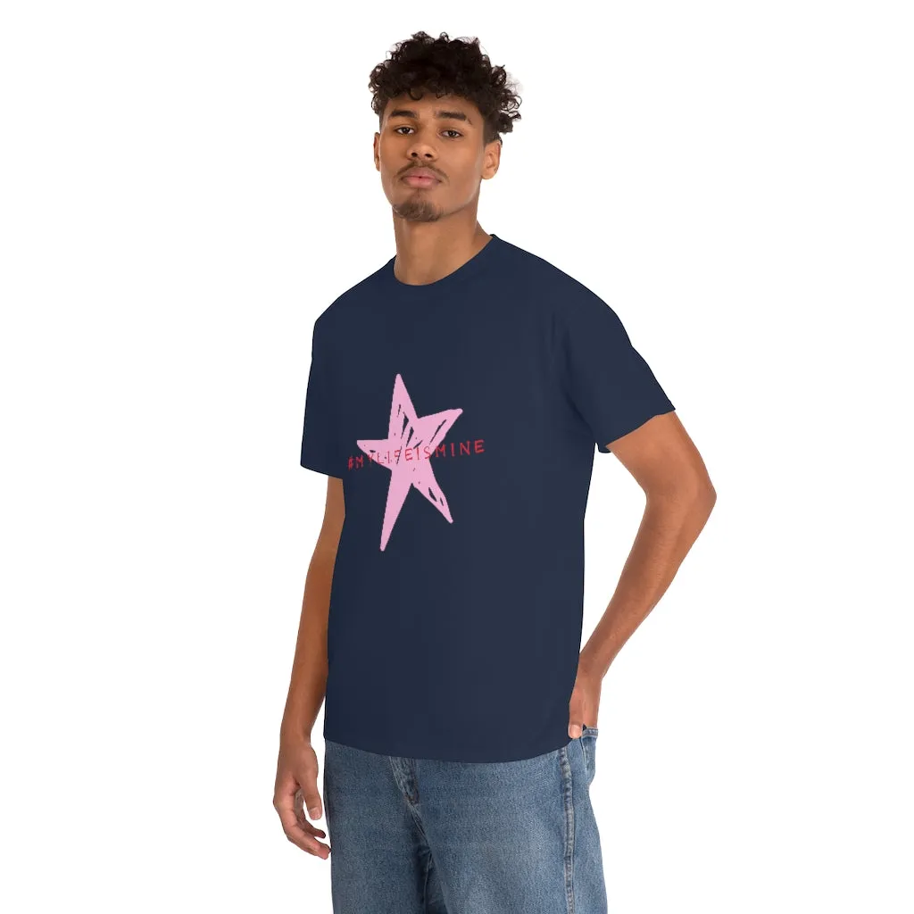 My life is mine Tシャツ（ピンク星）ユニセックス男女兼用