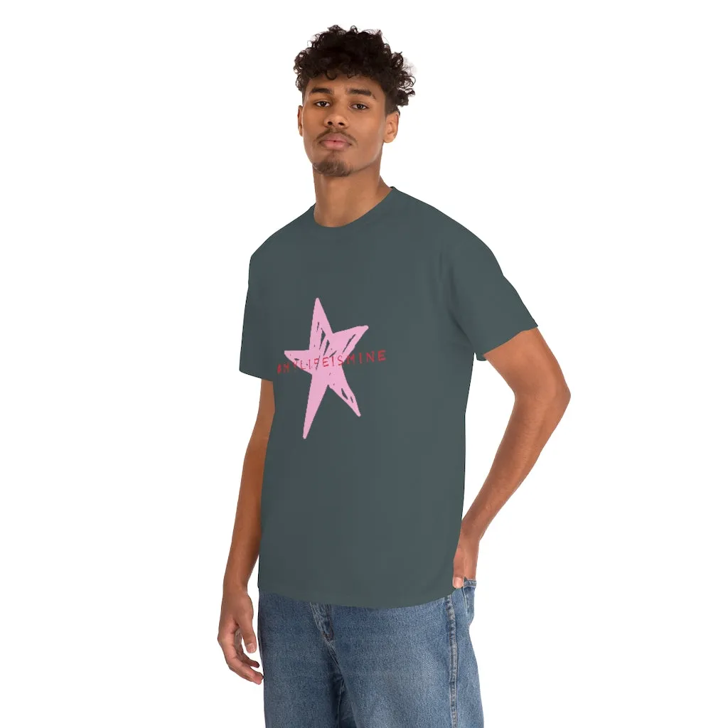 My life is mine Tシャツ（ピンク星）ユニセックス男女兼用