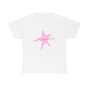 My life is mine Tシャツ（ピンク星）ユニセックス男女兼用