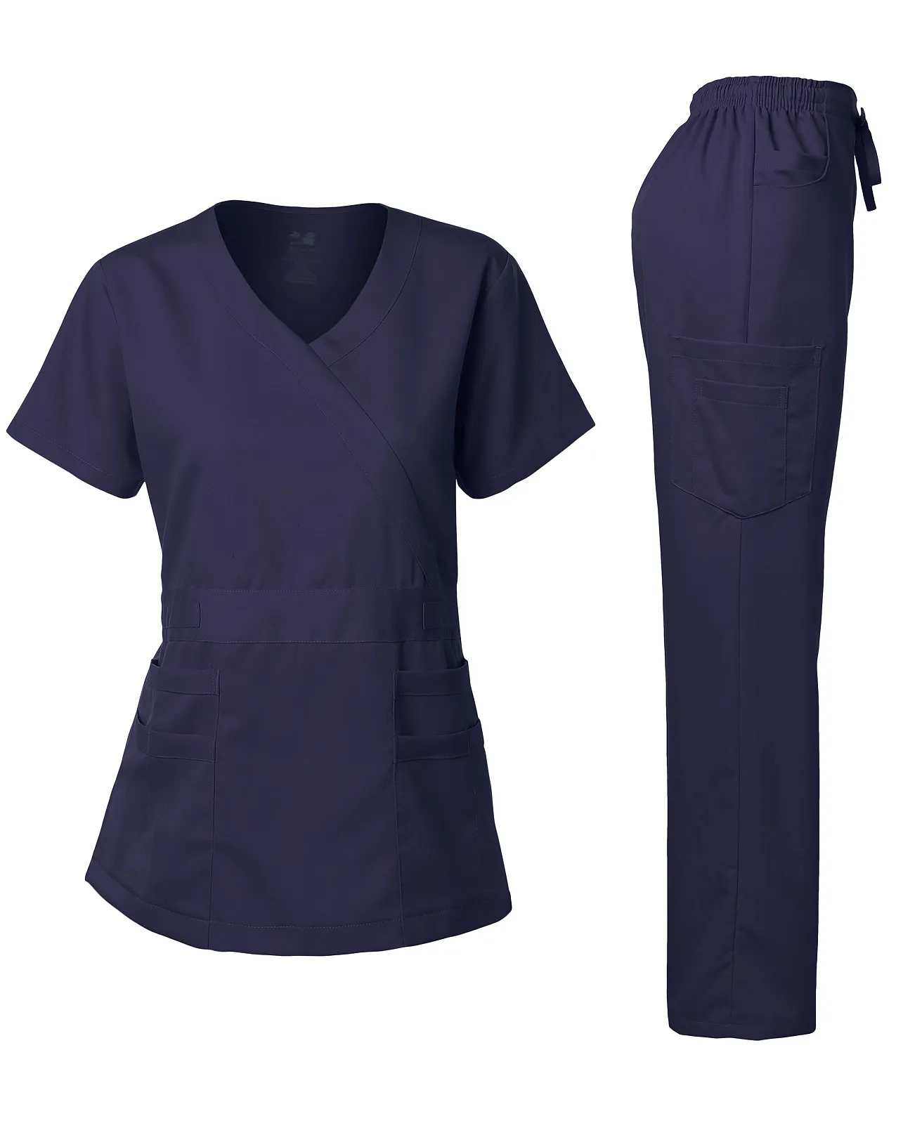 Natural Stretch Women's Y-Neck Scrub Sets [NS2102]