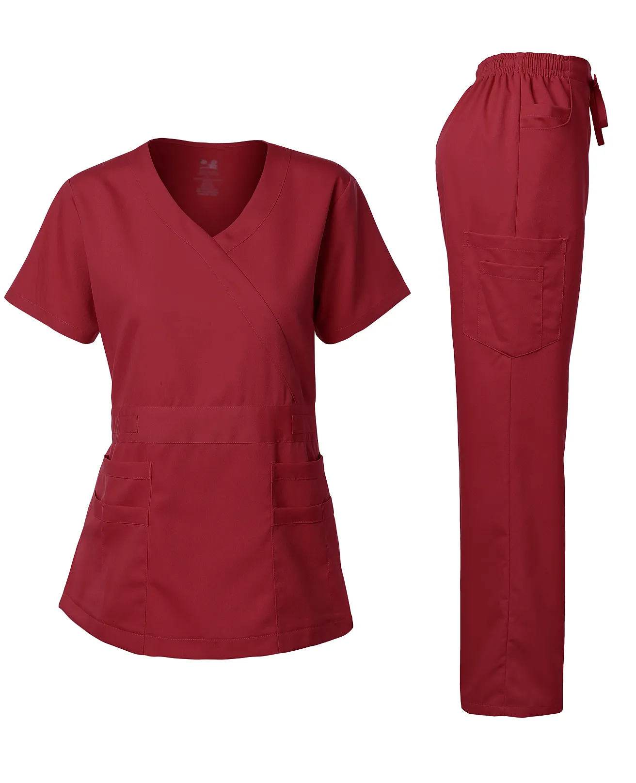 Natural Stretch Women's Y-Neck Scrub Sets [NS2102]
