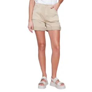 NEW CHARLIE B canvas cargo short in khaki
