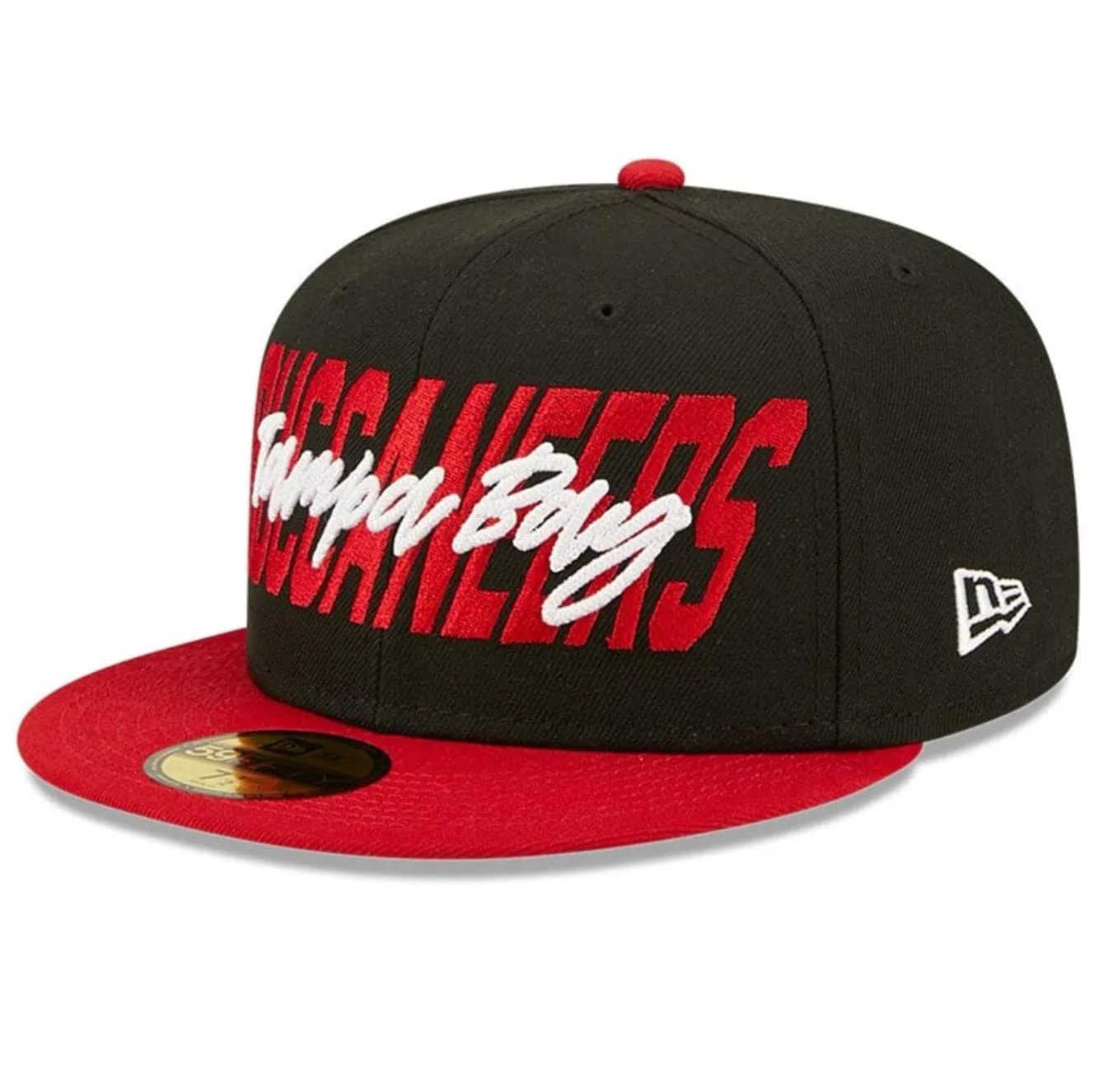 New ERA Tampa Bay Buccaneers NFL Low Profile 59FIFTY Fitted Hat Cap Size 7 5/8