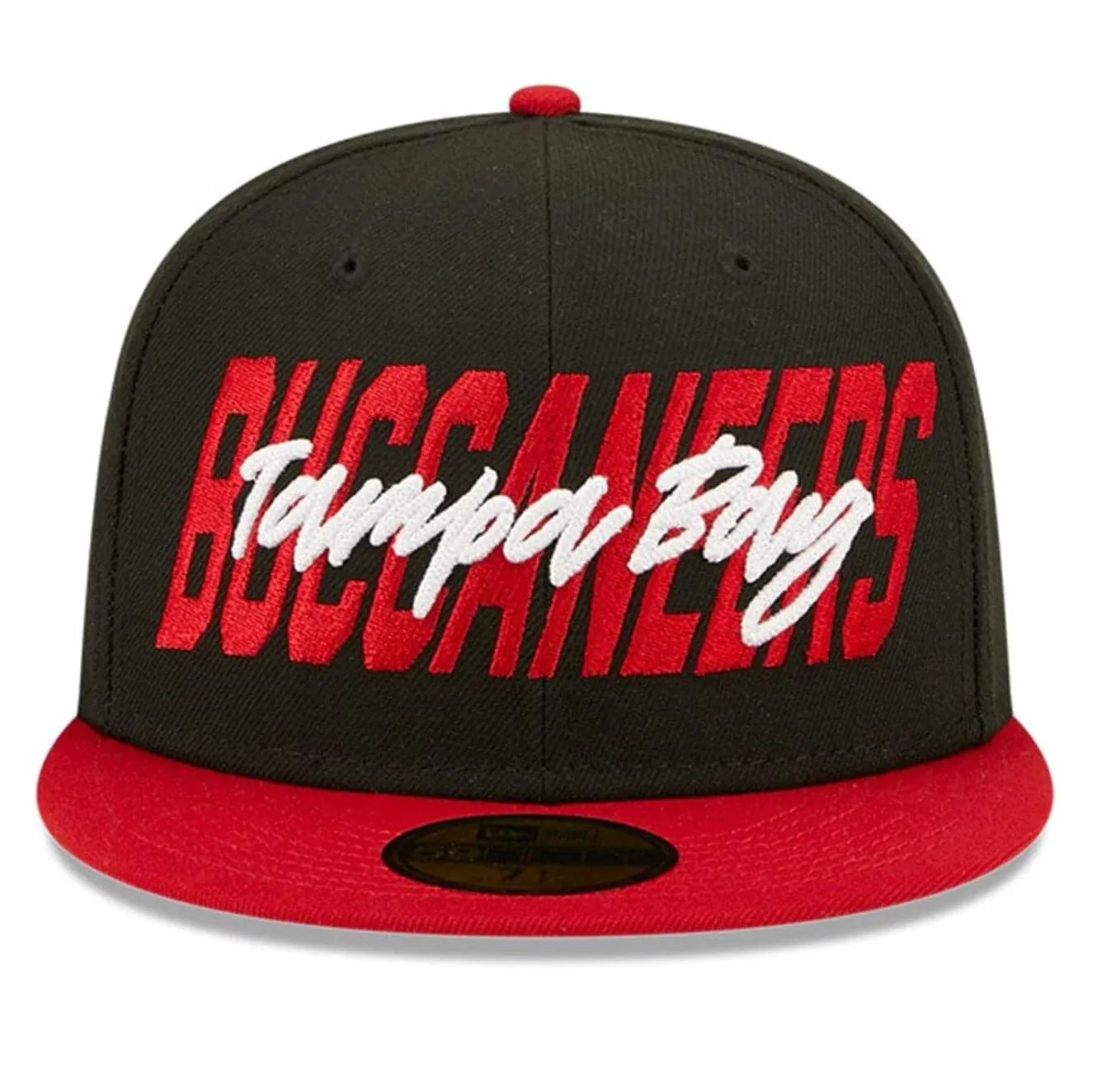 New ERA Tampa Bay Buccaneers NFL Low Profile 59FIFTY Fitted Hat Cap Size 7 5/8