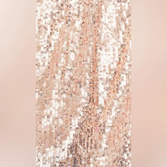NEW! Tularosa Sequin Emilia Skort Shorts Rose Gold Pink SZ XS