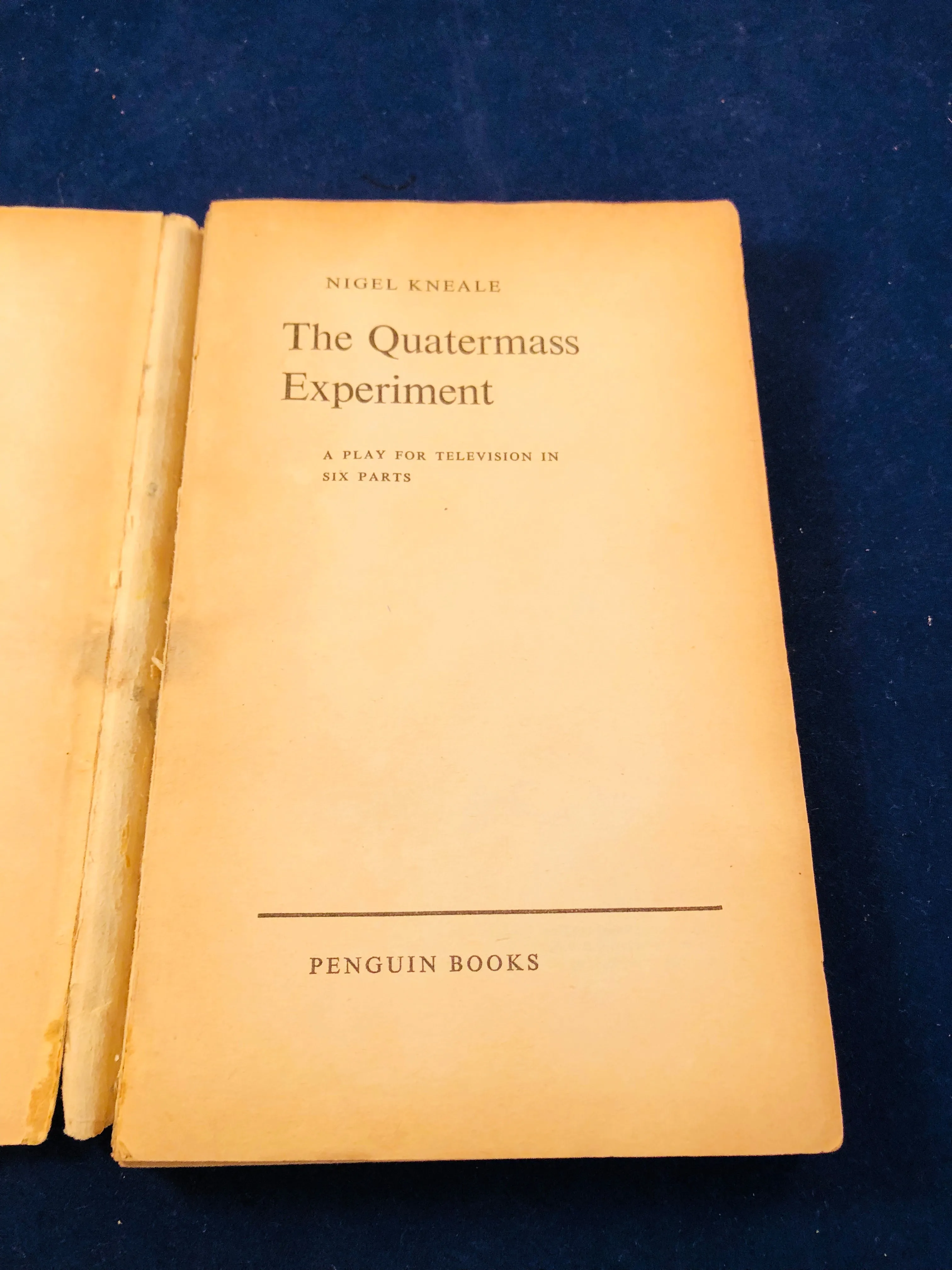Nigel Kneale - Quatermass Experiment, Penguin 1959