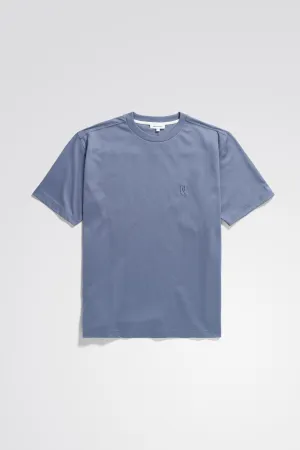 Norse Projects - Johannes Organic N Logo T-shirt - Fog Blue