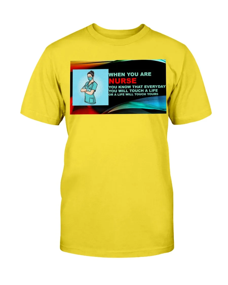 Nurses Touches Everyday Life Gildan Cotton T-Shirt