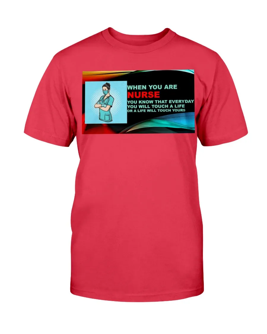 Nurses Touches Everyday Life Gildan Cotton T-Shirt