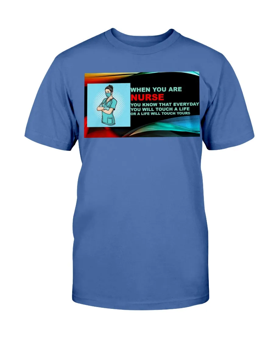 Nurses Touches Everyday Life Gildan Cotton T-Shirt