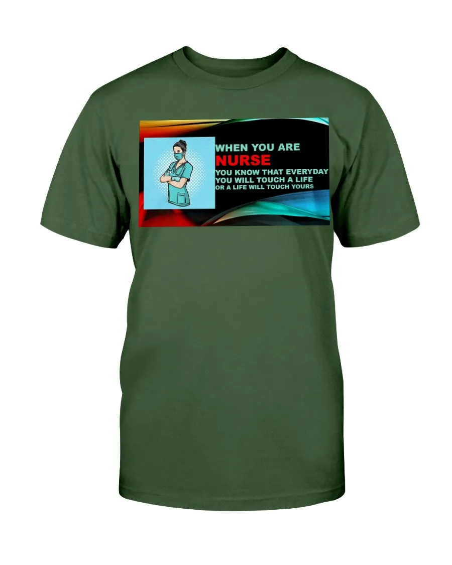 Nurses Touches Everyday Life Gildan Cotton T-Shirt