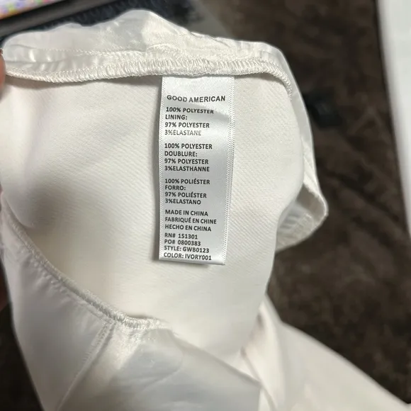 NWOT Good American Luxe Suiting Trouser Shorts sz 6 #PP