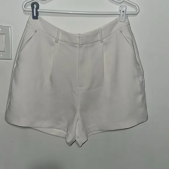 NWOT Good American Luxe Suiting Trouser Shorts sz 6 #PP