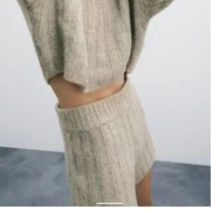 NWT Zara Wool Blend Ribbed High Waisted Shorts