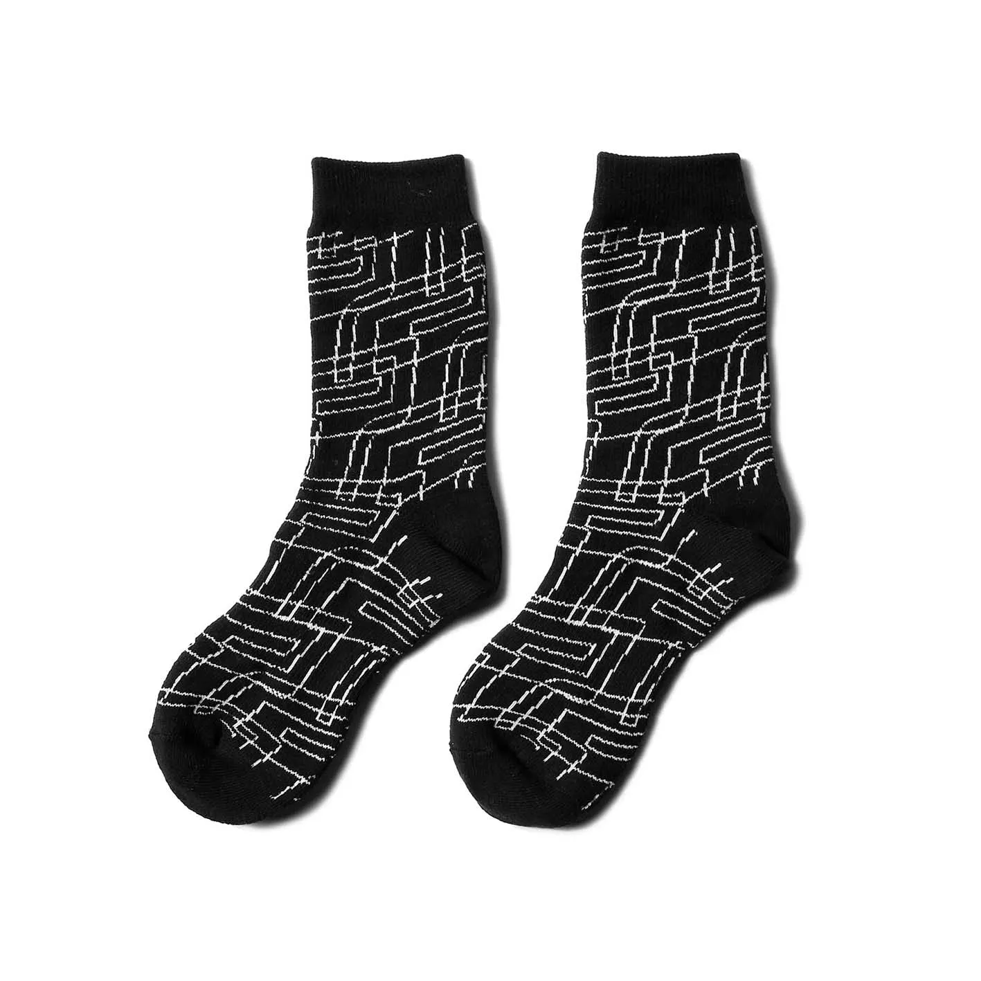 Oblique Big Mark Socks