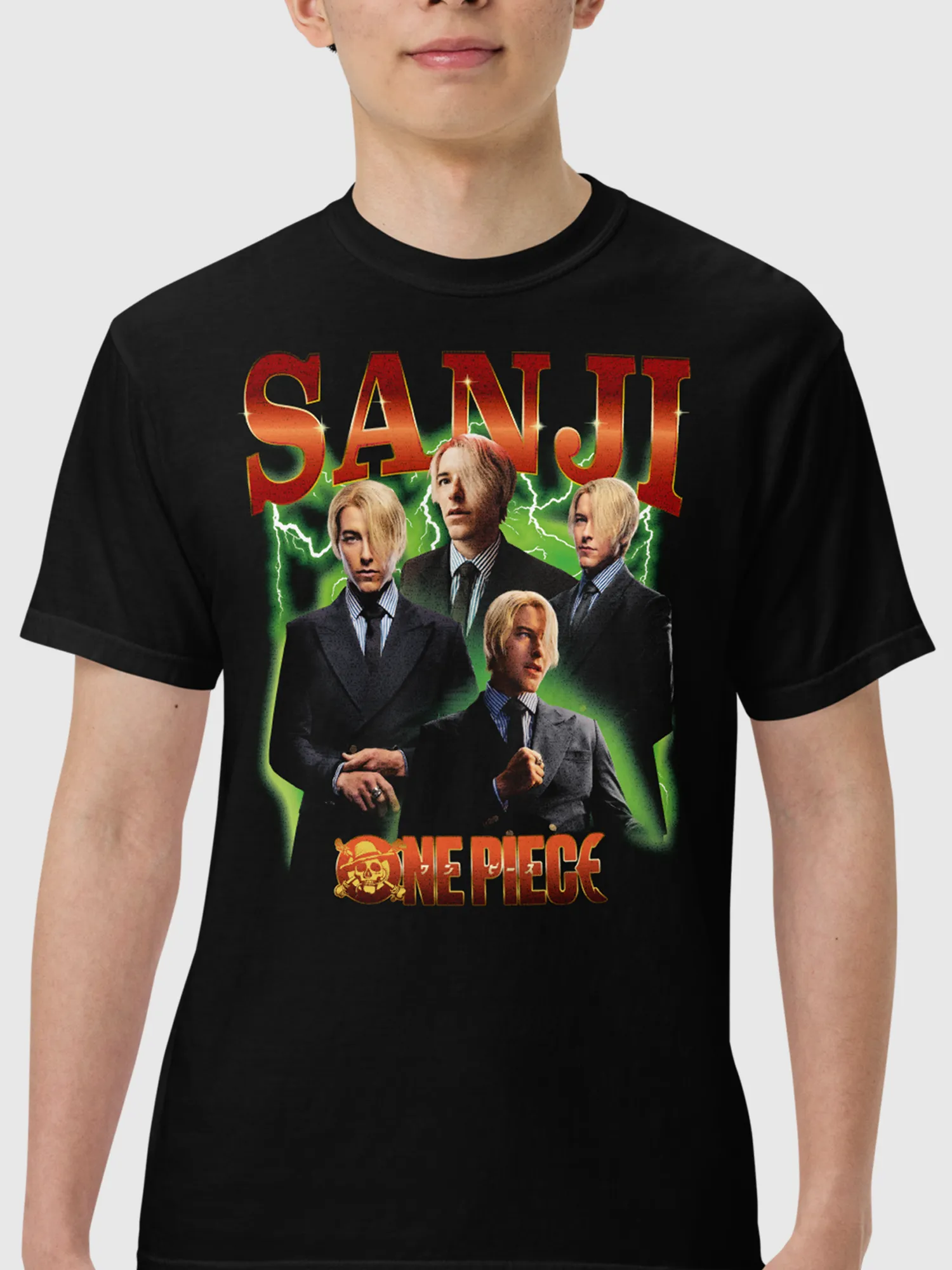 One Piece Sanji Unisex T-Shirt [Black]