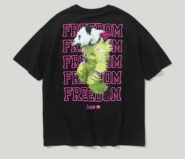 Overize Short Sleeve T-shirt Round neck Men'
