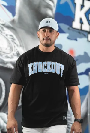 Oversized College Tee V2 - BABY BLUE