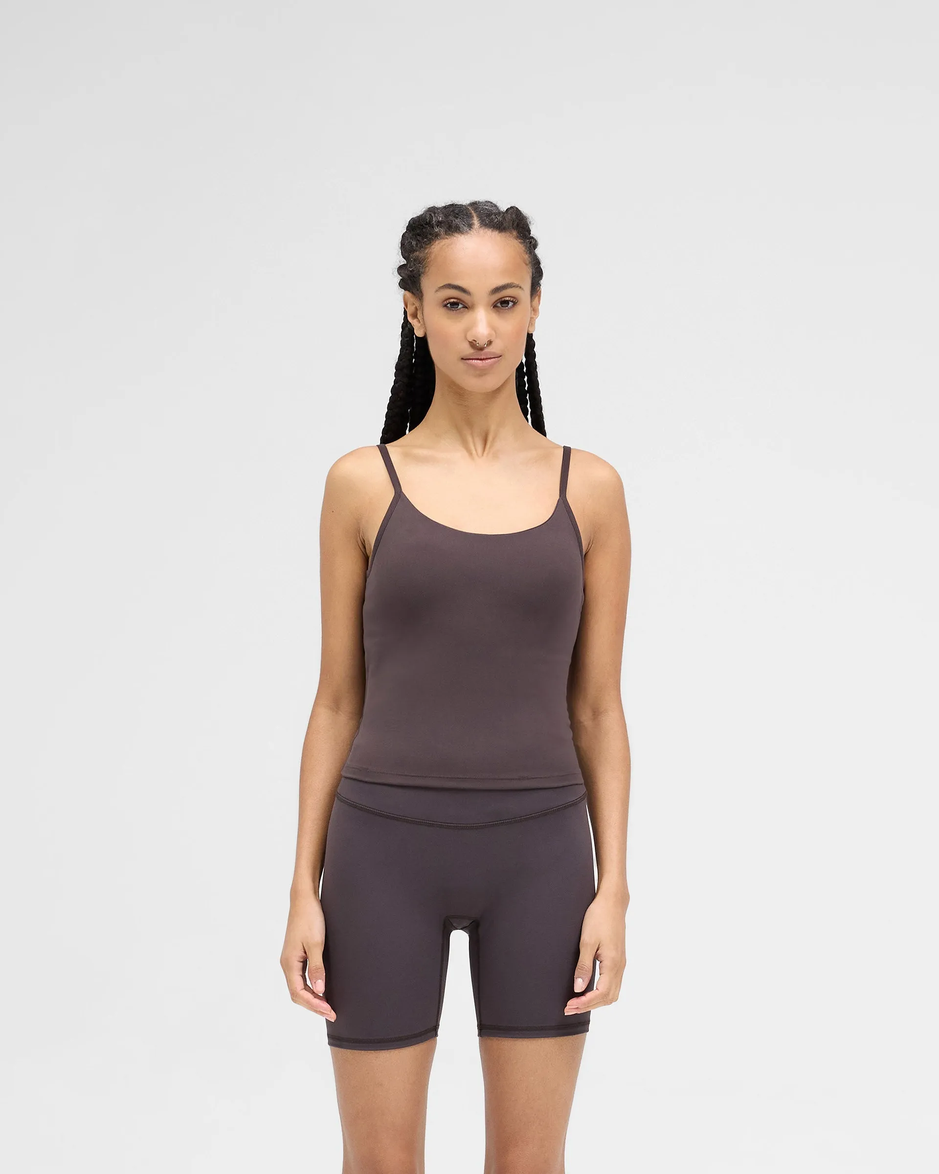 Owners Club Cami Top - Black Coffee