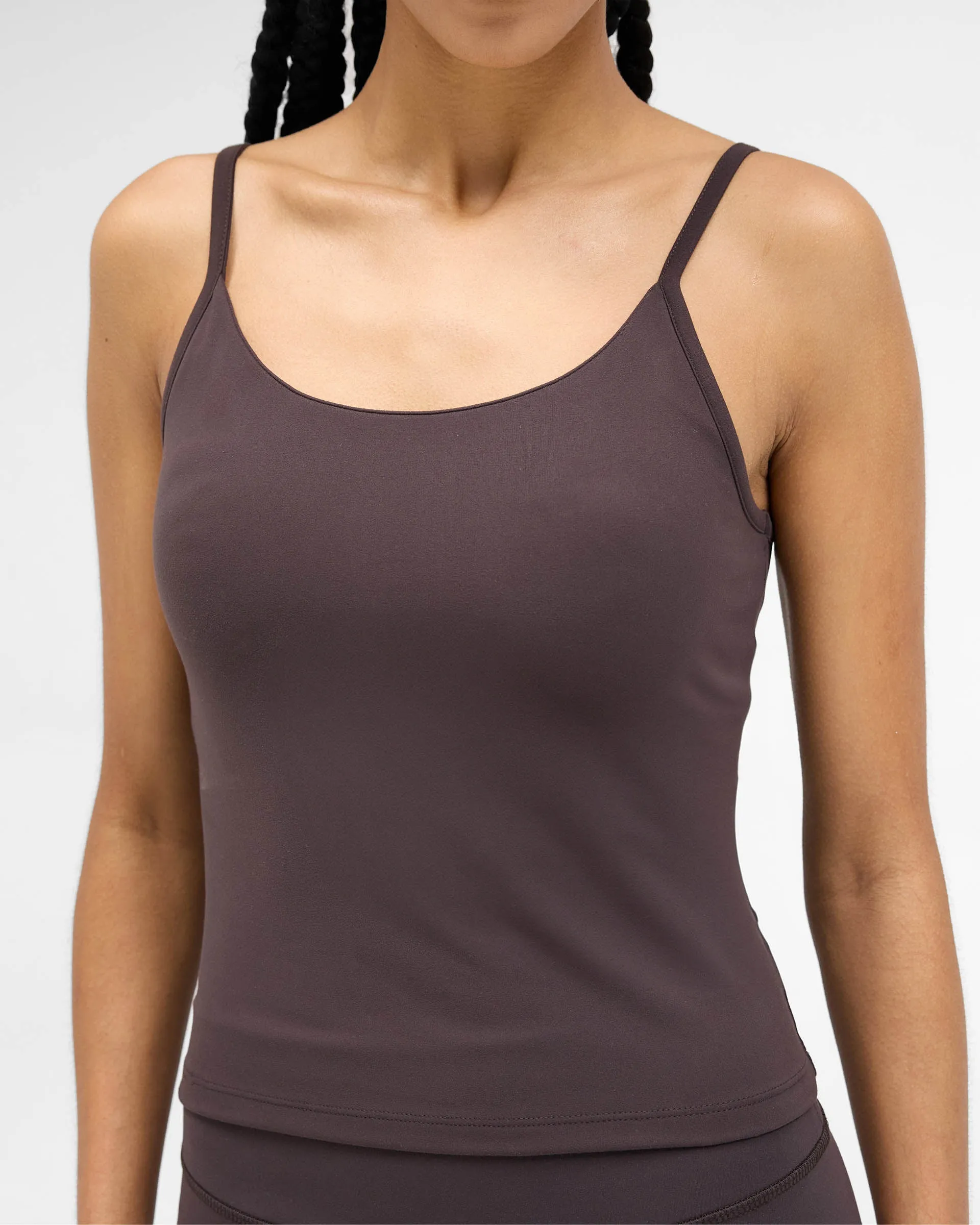 Owners Club Cami Top - Black Coffee