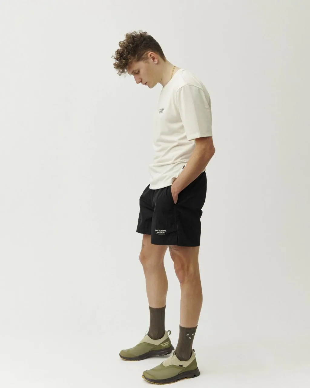 Pas Normal Studios - Off-Race Lightweight T-shirt - Off White