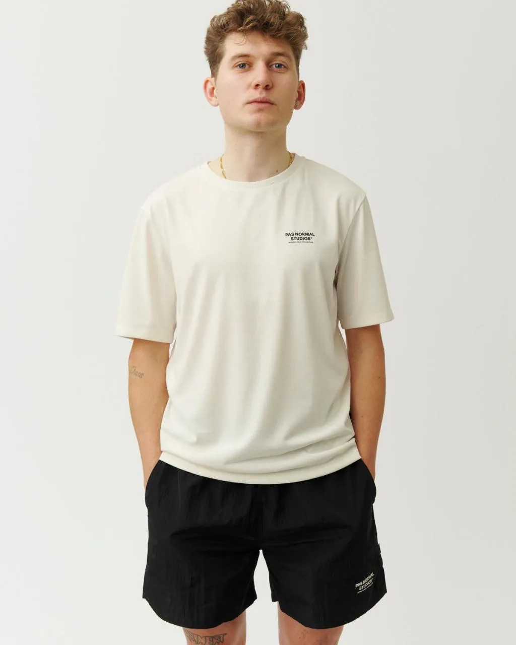 Pas Normal Studios - Off-Race Lightweight T-shirt - Off White