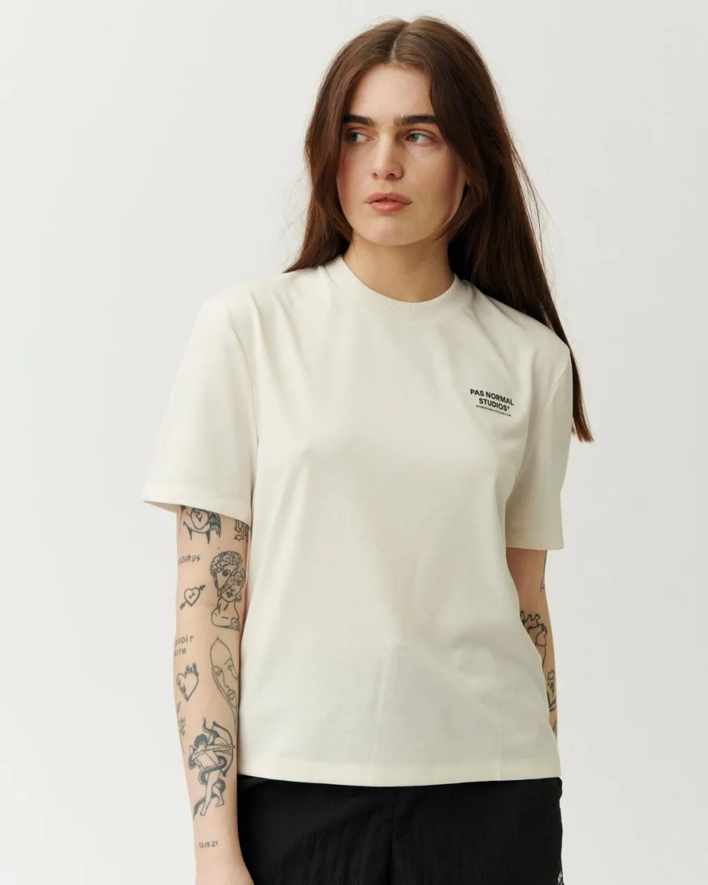 Pas Normal Studios - Women's Off-Race Lightweight T-shirt - Off White