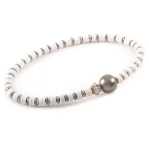 Pearl Disk Bracelet