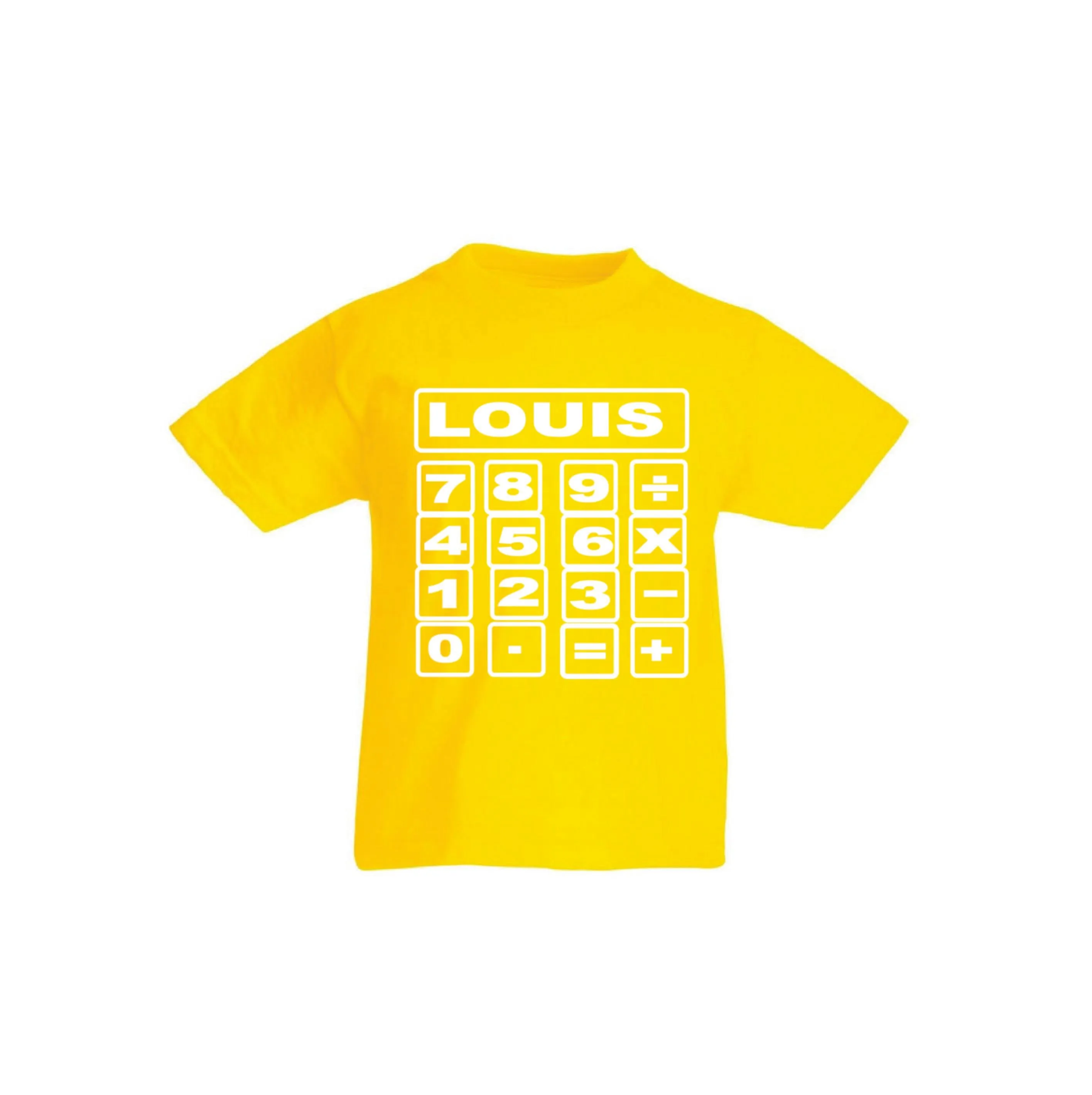Personalised NSPCC School Number Maths Day T-Shirts