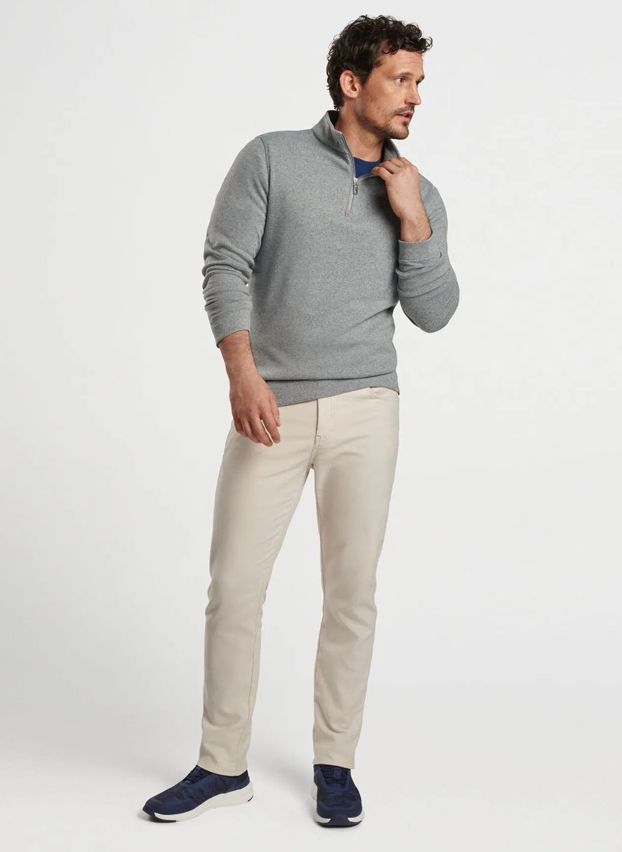 Peter Millar Crown Sweater Fleece Quarter-Zip