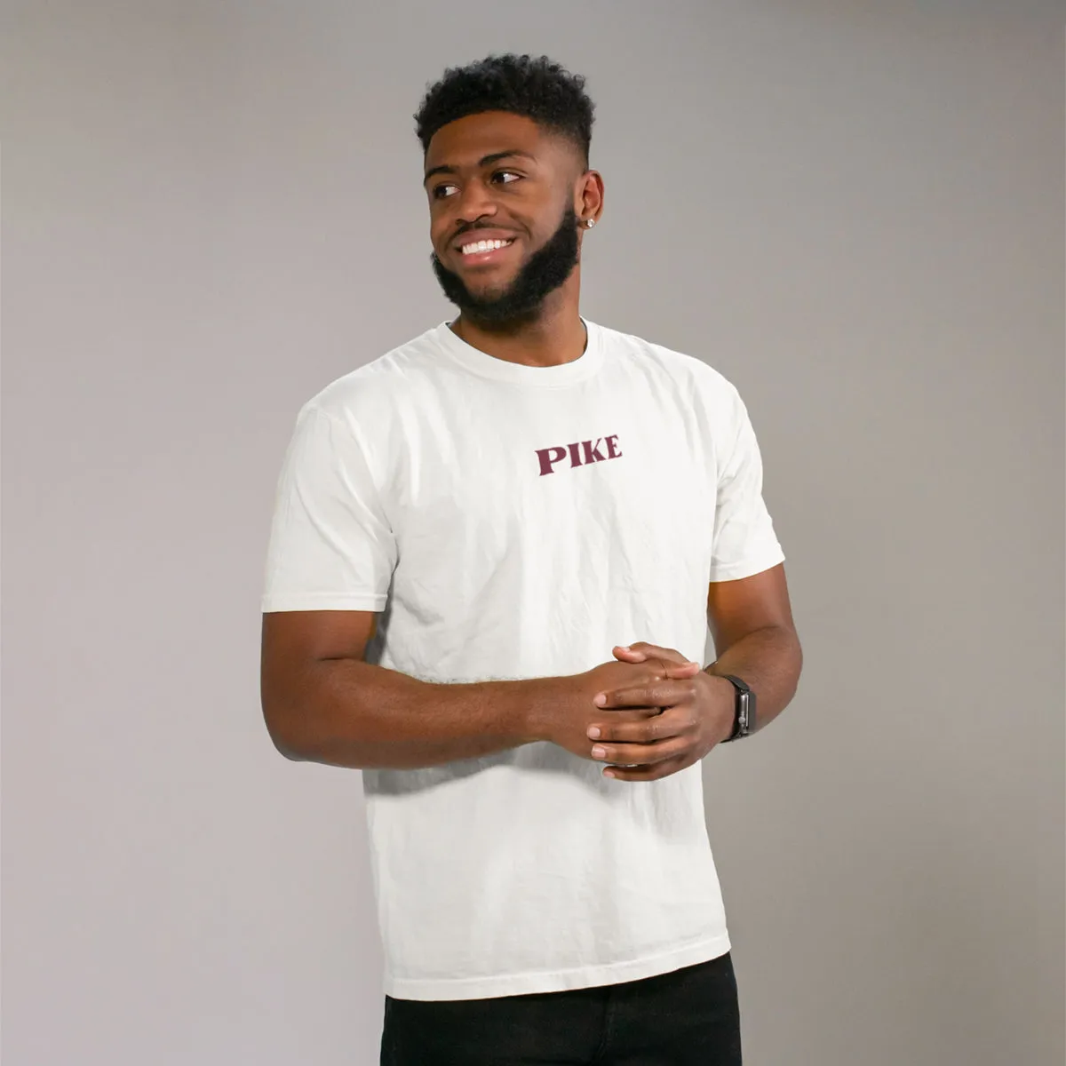 PIKE Comfort Colors Retro Smiley Short Sleeve Tee