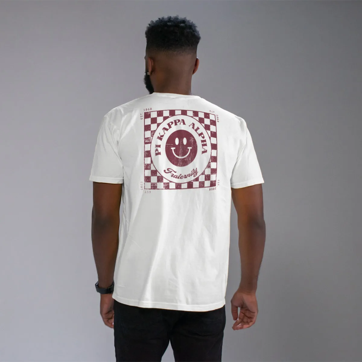PIKE Comfort Colors Retro Smiley Short Sleeve Tee
