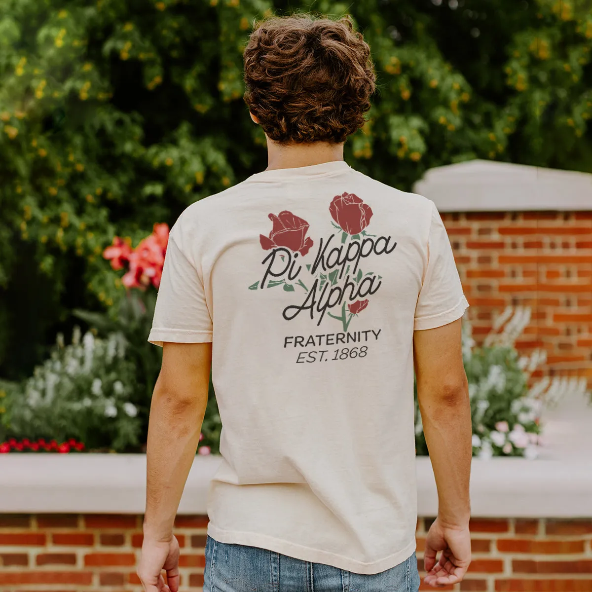 Pike Rosebud Ivory Short Sleeve Tee