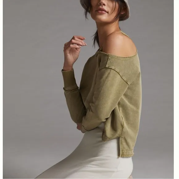 Pilcro Anthropologie Lightweight Boho Style Cold Shoulder Sweater Bundle