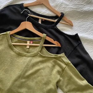 Pilcro Anthropologie Lightweight Boho Style Cold Shoulder Sweater Bundle