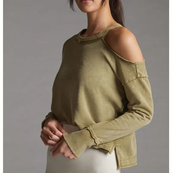 Pilcro Anthropologie Lightweight Boho Style Cold Shoulder Sweater Bundle