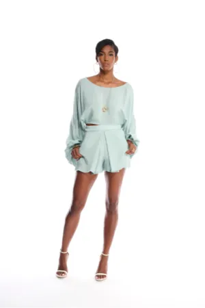 Pleated Skort