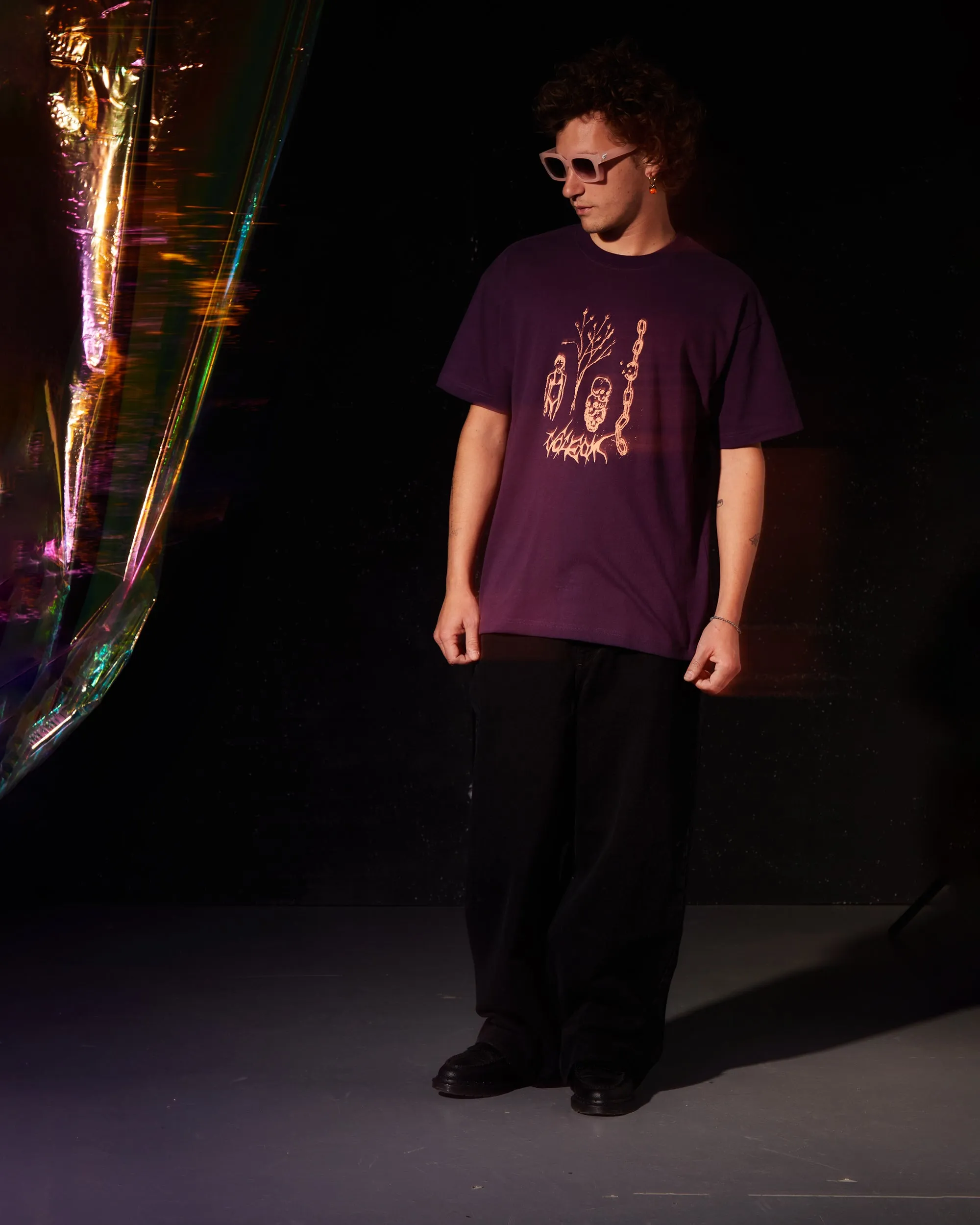 Poetic Dess T-shirt - GRAPE ROYALE