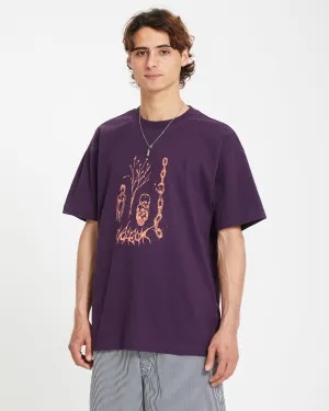 Poetic Dess T-shirt - GRAPE ROYALE