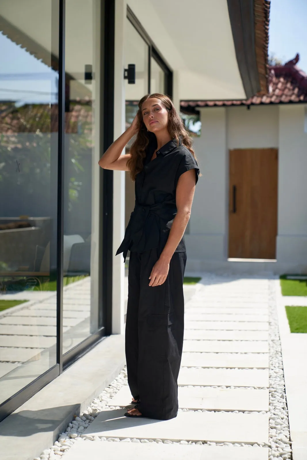 POPPY Poplin Sleeveless Shirt