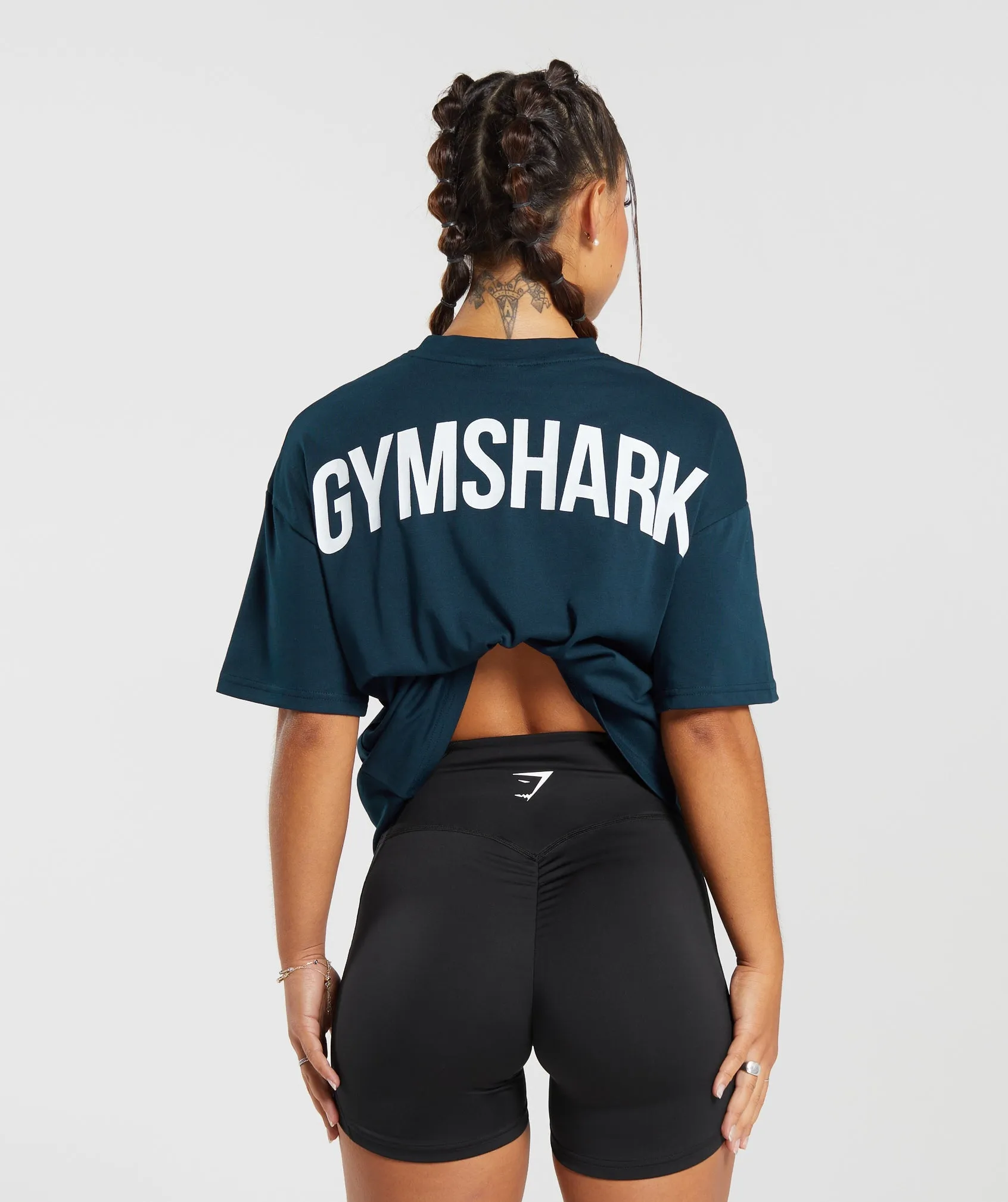 Power Oversized T-Shirt - Navy