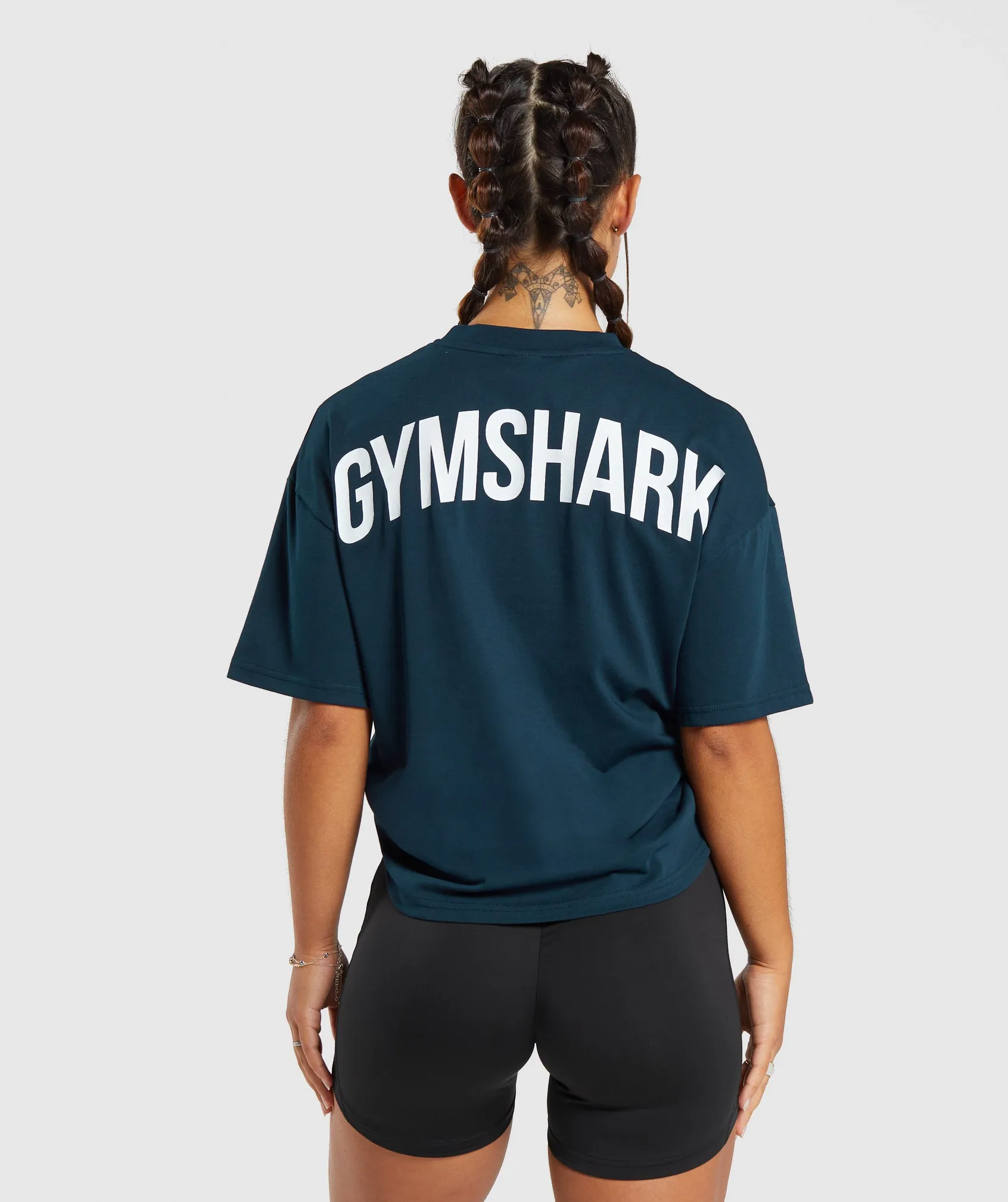 Power Oversized T-Shirt - Navy