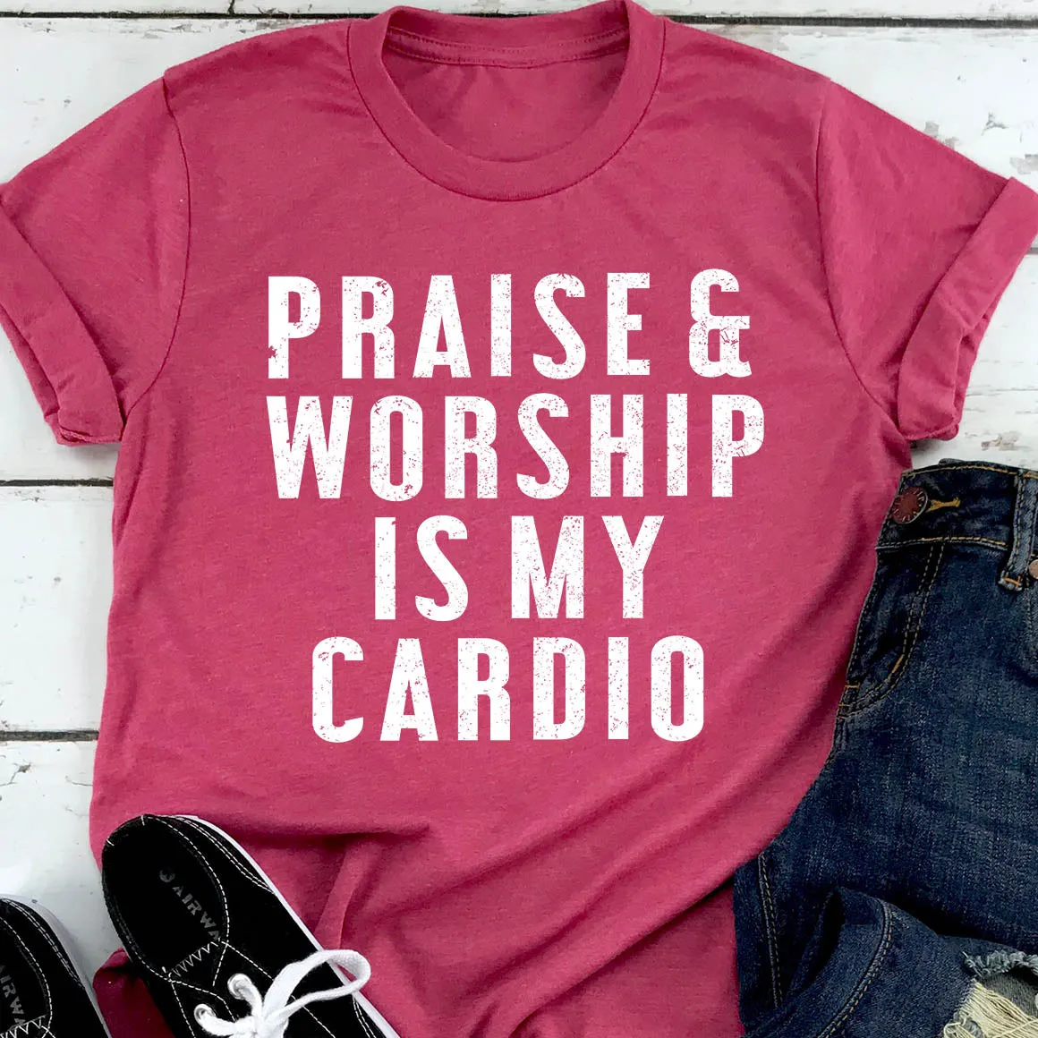 Praise & Worship Is My Cardio Tee