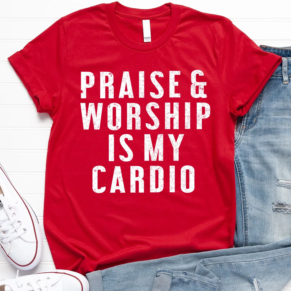 Praise & Worship Is My Cardio Tee