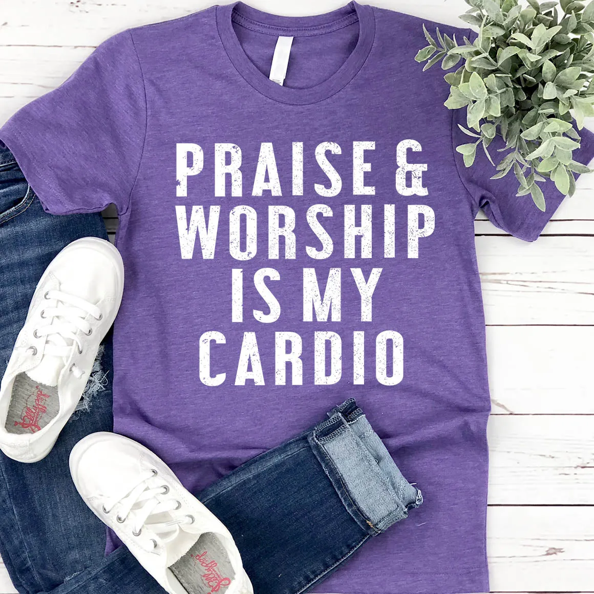 Praise & Worship Is My Cardio Tee