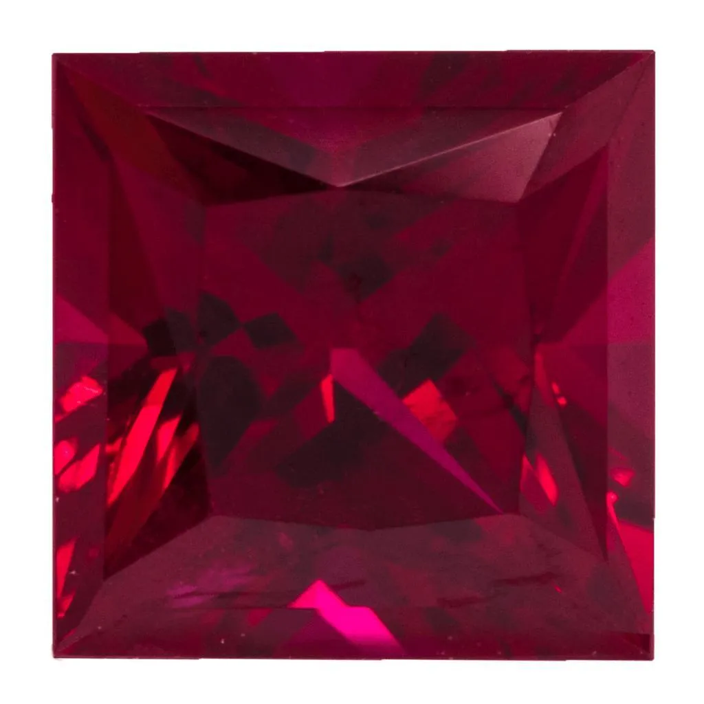 Princess FAB Lab-Grown Ruby Gems